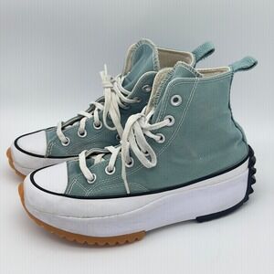 Converse Run Star Hike Canvas Platform Sneakers Light Blue W 7 Chuck Taylor